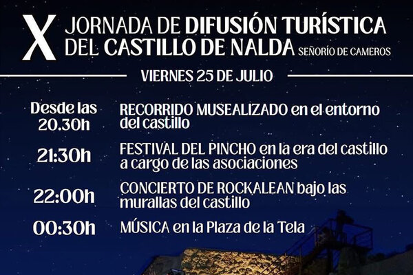 Nalda celebra su X Jornada Turística en el castillo
