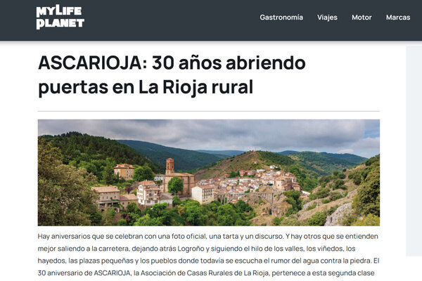 ASCARIOJA: 30 años abriendo puertas en La Rioja rural