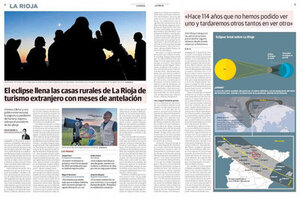El eclipse llena las casas rurales de La Rioja meses antes